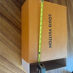 Louis Vuitton Orange and Tan Storage Box